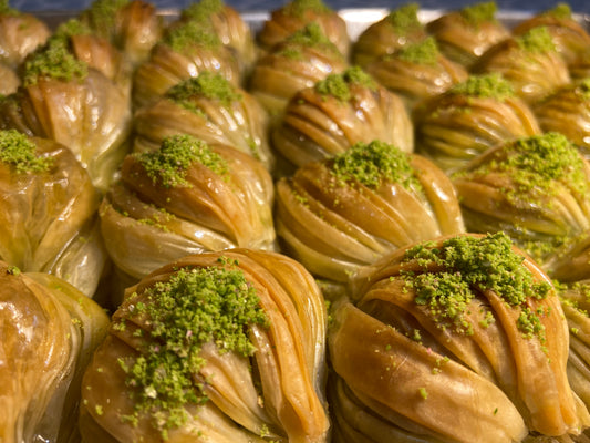 Shell Baklava, Handmade Turkish Pistachio Or Walnut Shell Baklava Vefa Baklava