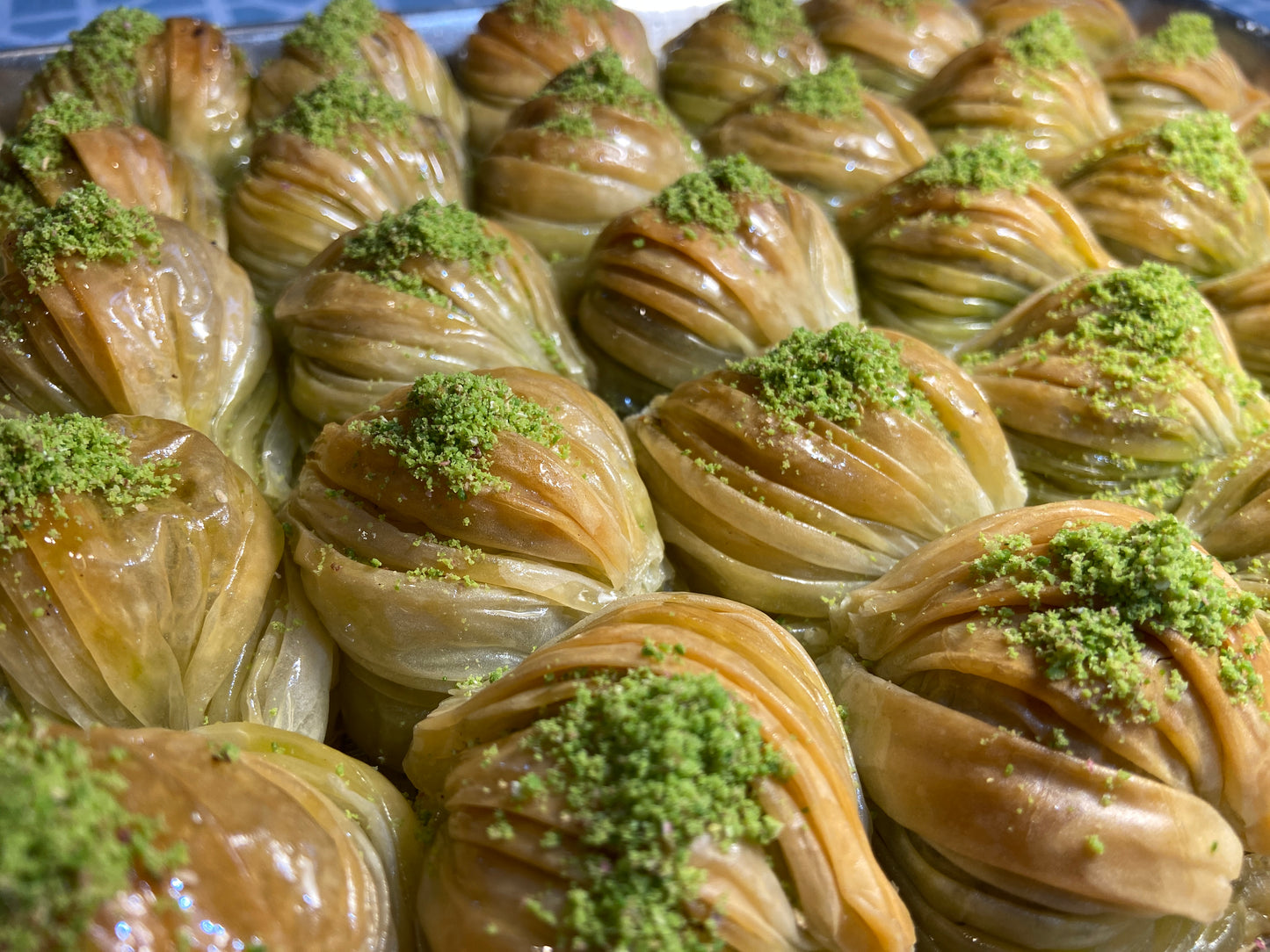 Shell Baklava, Handmade Turkish Pistachio Or Walnut Shell Baklava Vefa Baklava