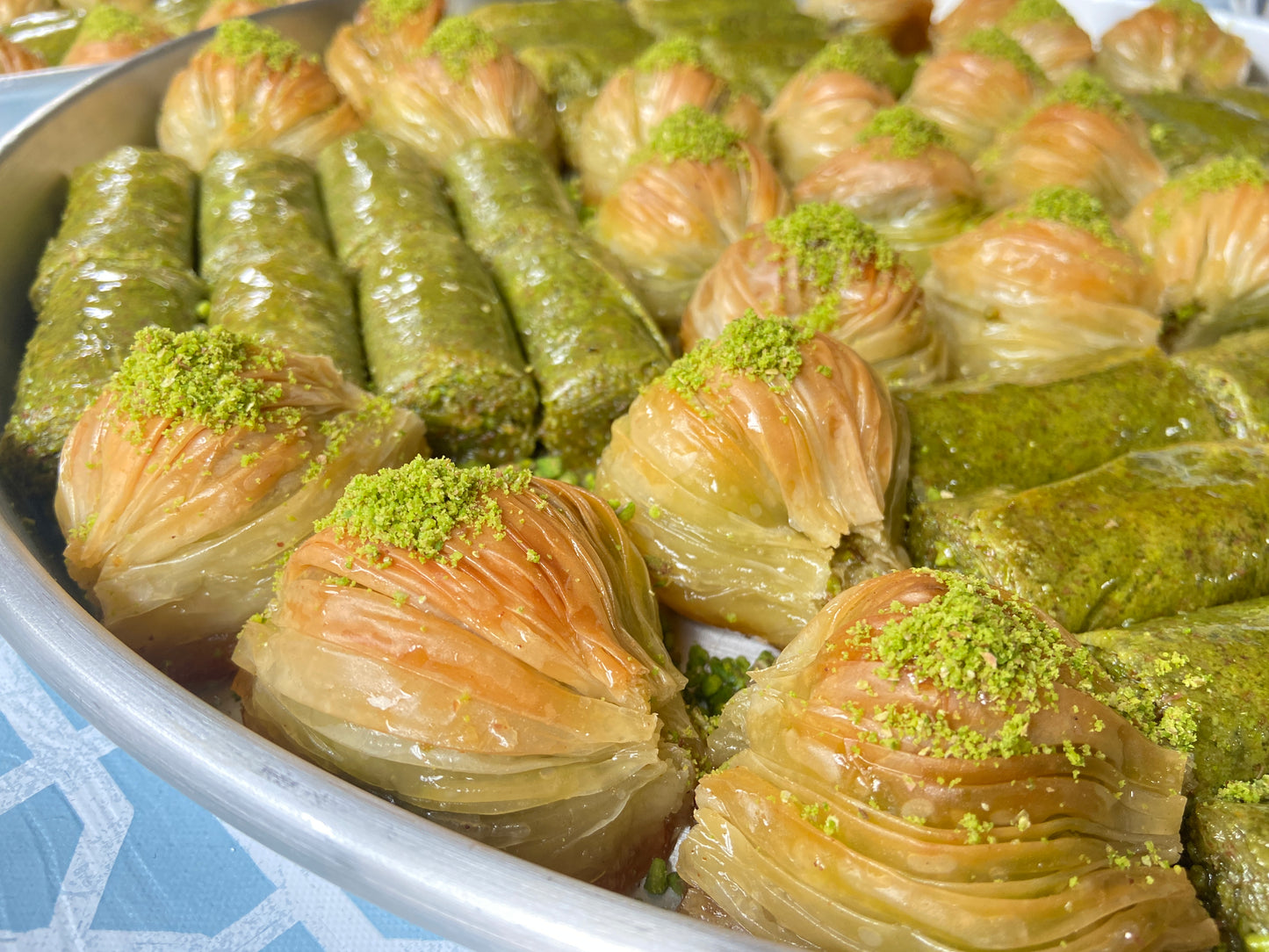 Shell Baklava, Handmade Turkish Pistachio Or Walnut Shell Baklava Vefa Baklava