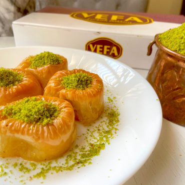 Nightingale Nest, Handmade Turkish Pistachio Or Walnut Nightingale Nest, Vefa Baklava